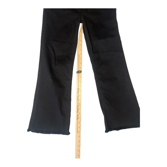 Sneak Peek Raw Hem Black Flare Jeans Size‎ 9 V1 - Picture 3 of 6
